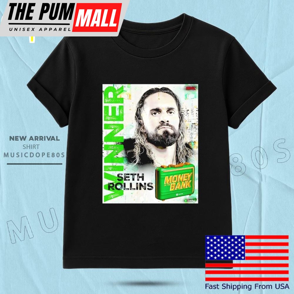 Seth Rollins Winner Money Is The Bank T Shirt