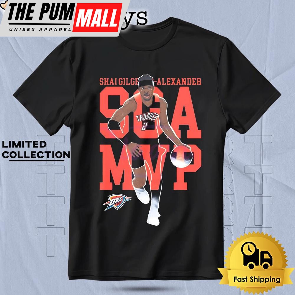Shai Gilgeous Alexander 2025 Nba Mvp Thunder T Shirt