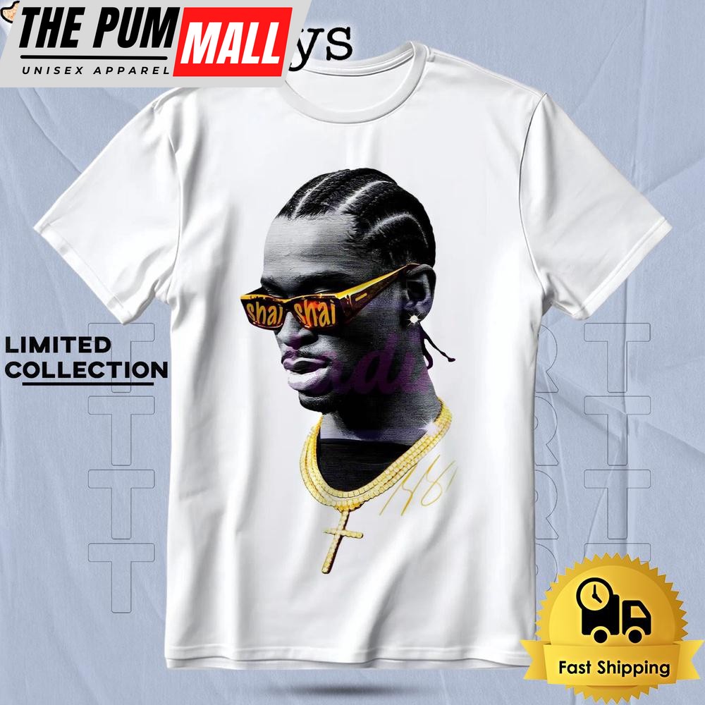 Shai Gilgeous Alexander Bootleg Rap Tee Style 2025 Nba Mvp T Shirt