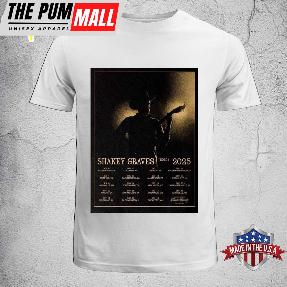 Shakey Graves Tour Solo 2025 Unisex T-Shirt