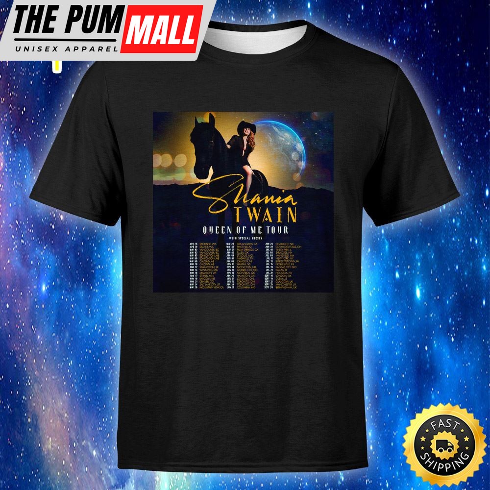 Shania Twain September 2025 Poster Dates Unisex T-shirt