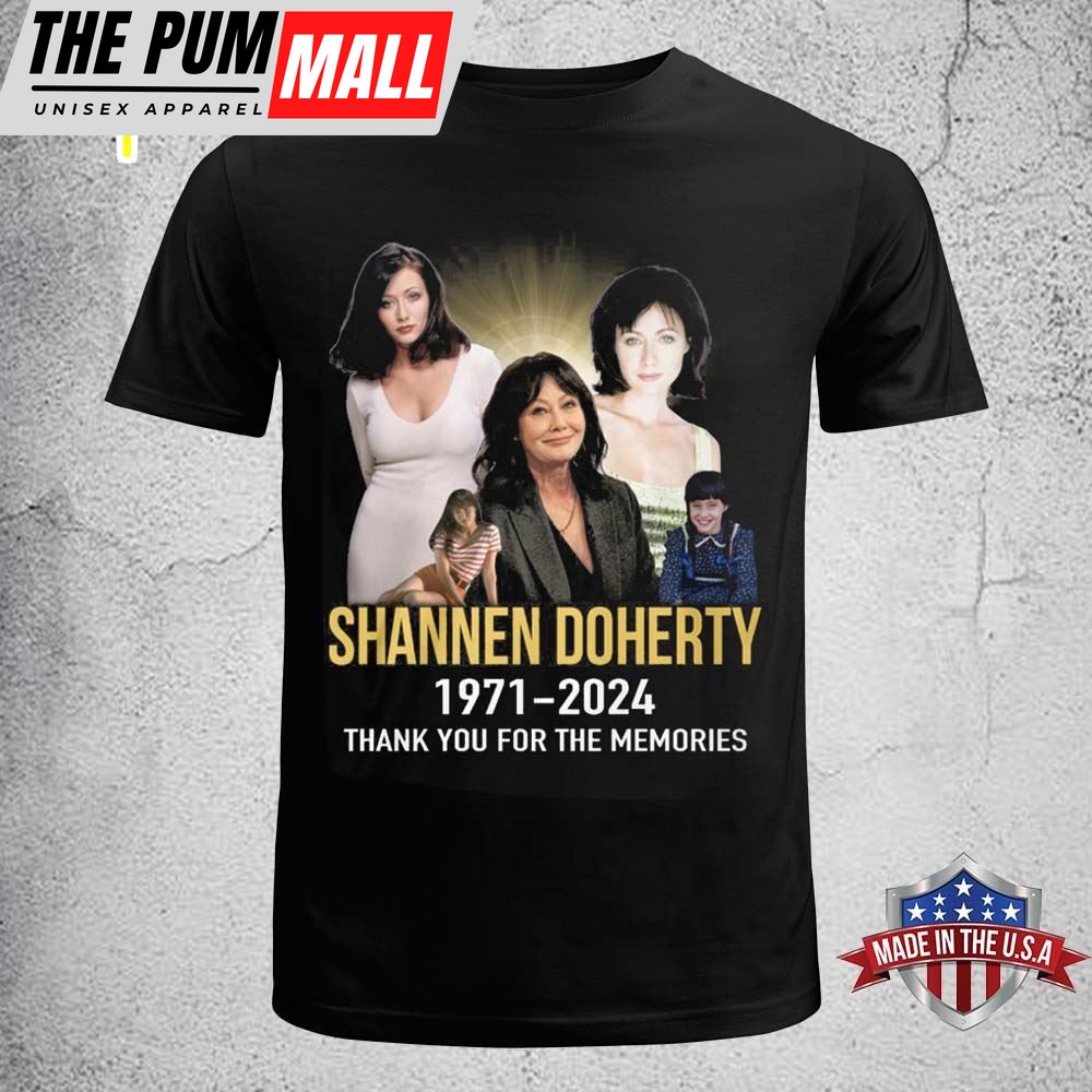 Shannen Doherty 1971-2025 Thank You For The Memories Shirt