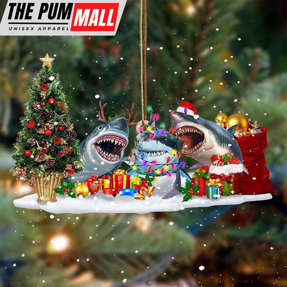 Shark Christmas Ornament Hanging Christmas Tree Ornament 2023 Decorating Ideas Xmas Gifts Limited Edition