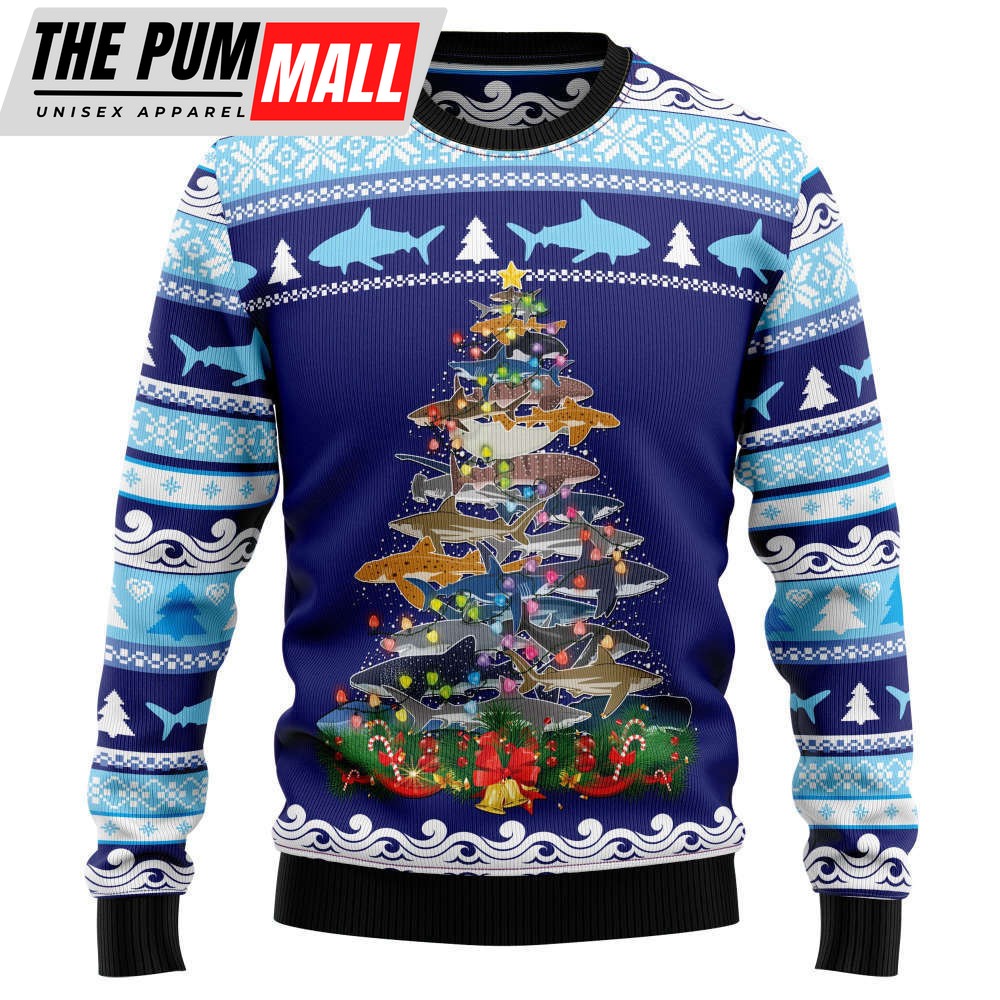 Shark Christmas Tree T2710 Ugly Christmas Sweater – Christmas Signature