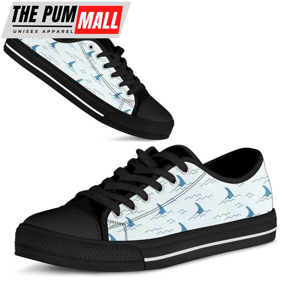shark-fin-watercolor-low-top-shoes-low-top-shoes-mens-women-j75vfg11 Shark Fin Watercolor Low Top Shoes – Low Top Shoes Mens, Women