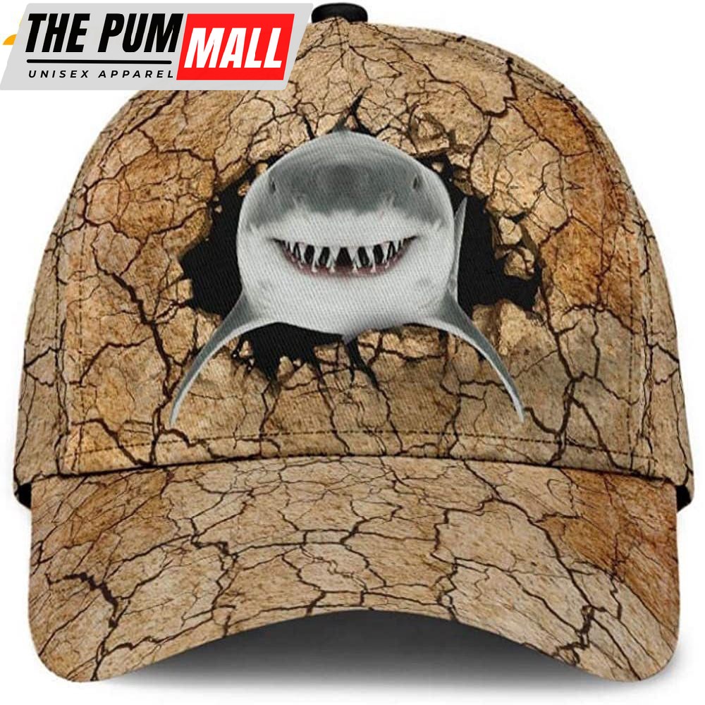 Shark Land Simple Classic Baseball Cap