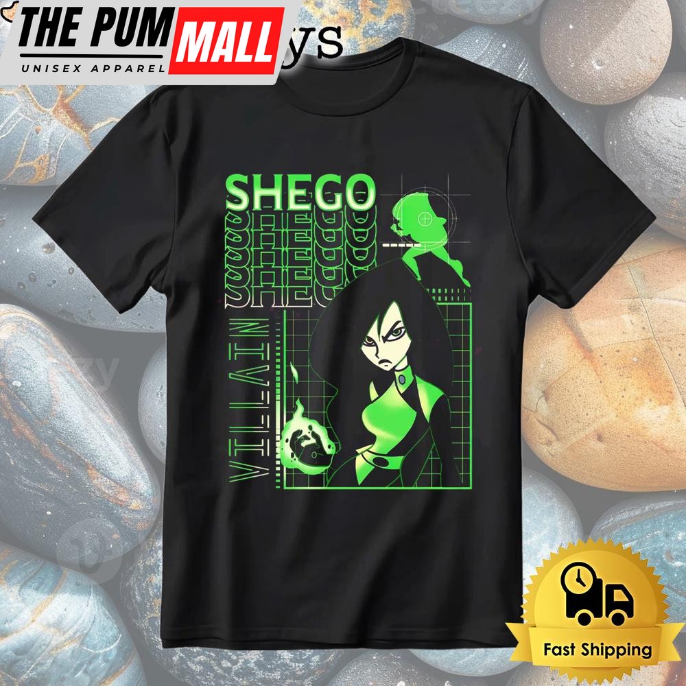 Shego Kim Possible Neon Villain Graphic Shirt