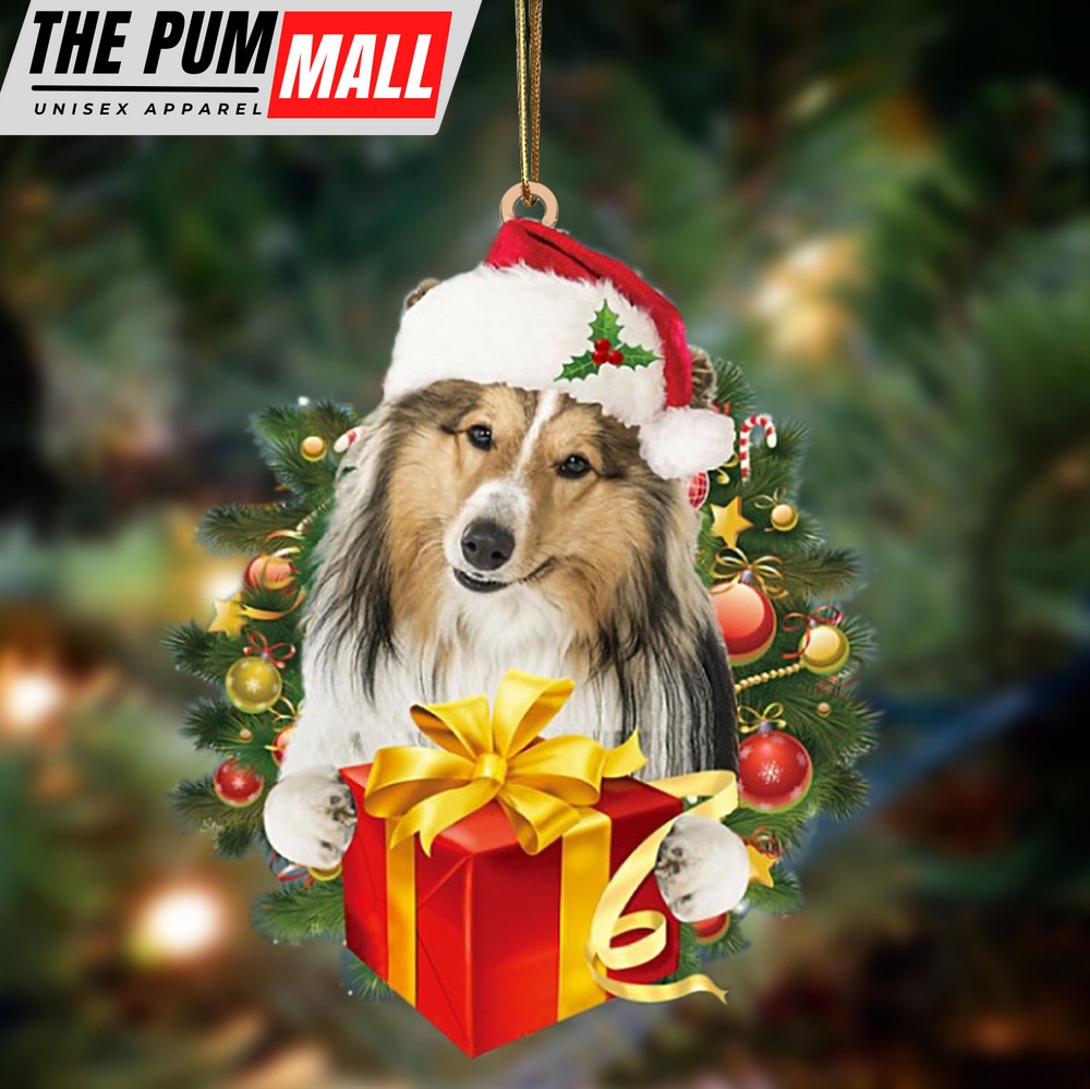 Shetland Sheepdog Give Gifts Hanging Ornament – Flat Acrylic Dog Ornament – Dog Lovers Gifts For Him Or Her Limited Edition