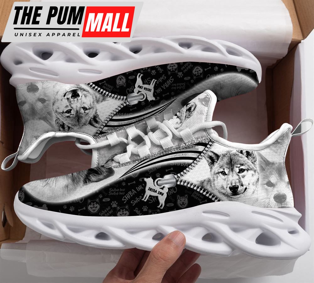 Shiba Inu Sketch Max Soul Shoes For Women Men Kid, Gift For Dog Lover