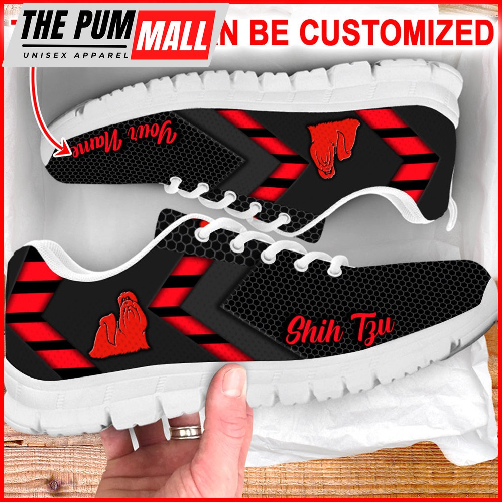 Shih Tzu Dog Lover Shoes Simplify Style Sneakers Walking Shoes – Personalized Custom – Best Gift For Dog Lover