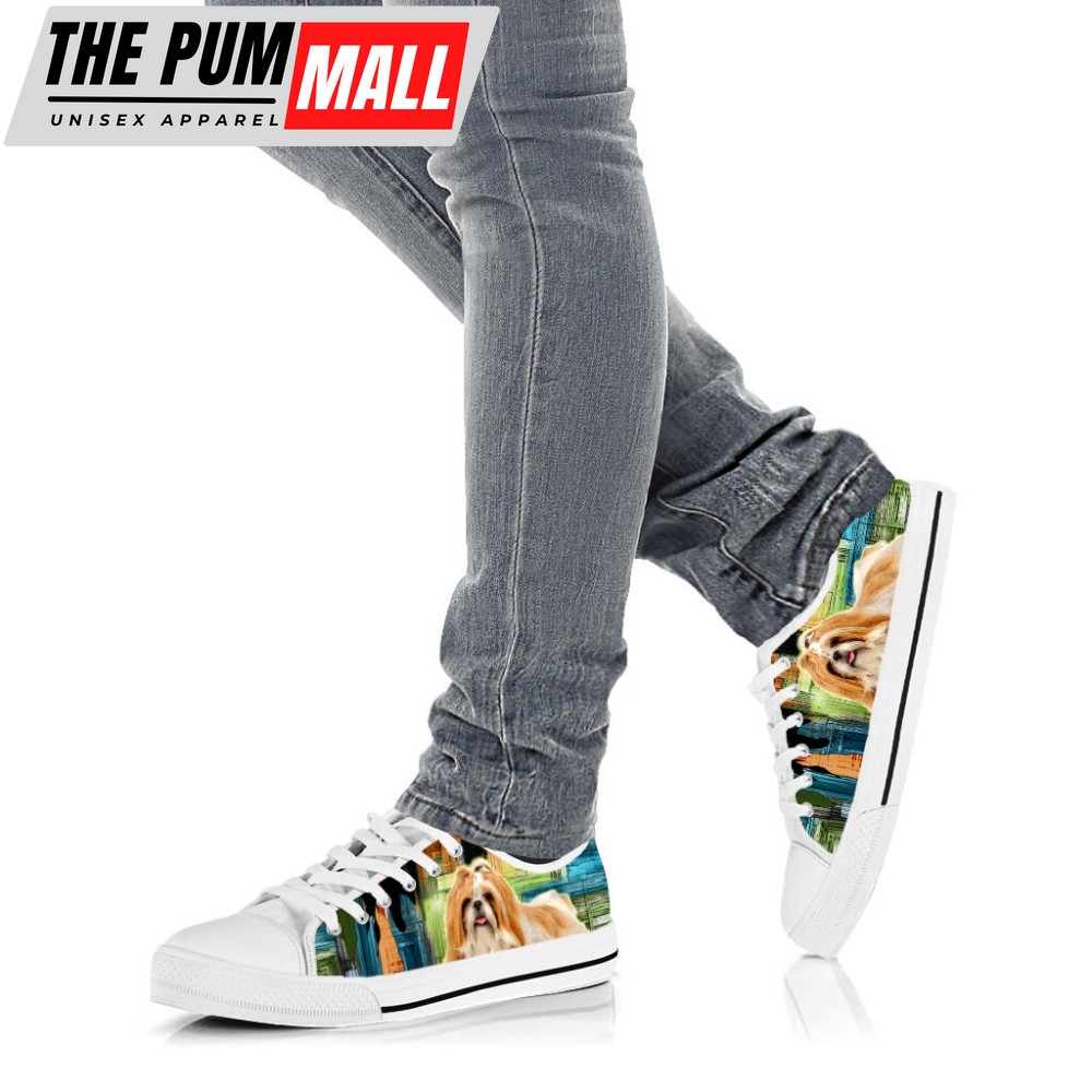 shih-tzu-dog-paint-art-wallpaper-low-top-shoes-canvas-sneakers-u4ndaj4v Shih Tzu Dog Paint Art Wallpaper Low Top Shoes Canvas Sneakers