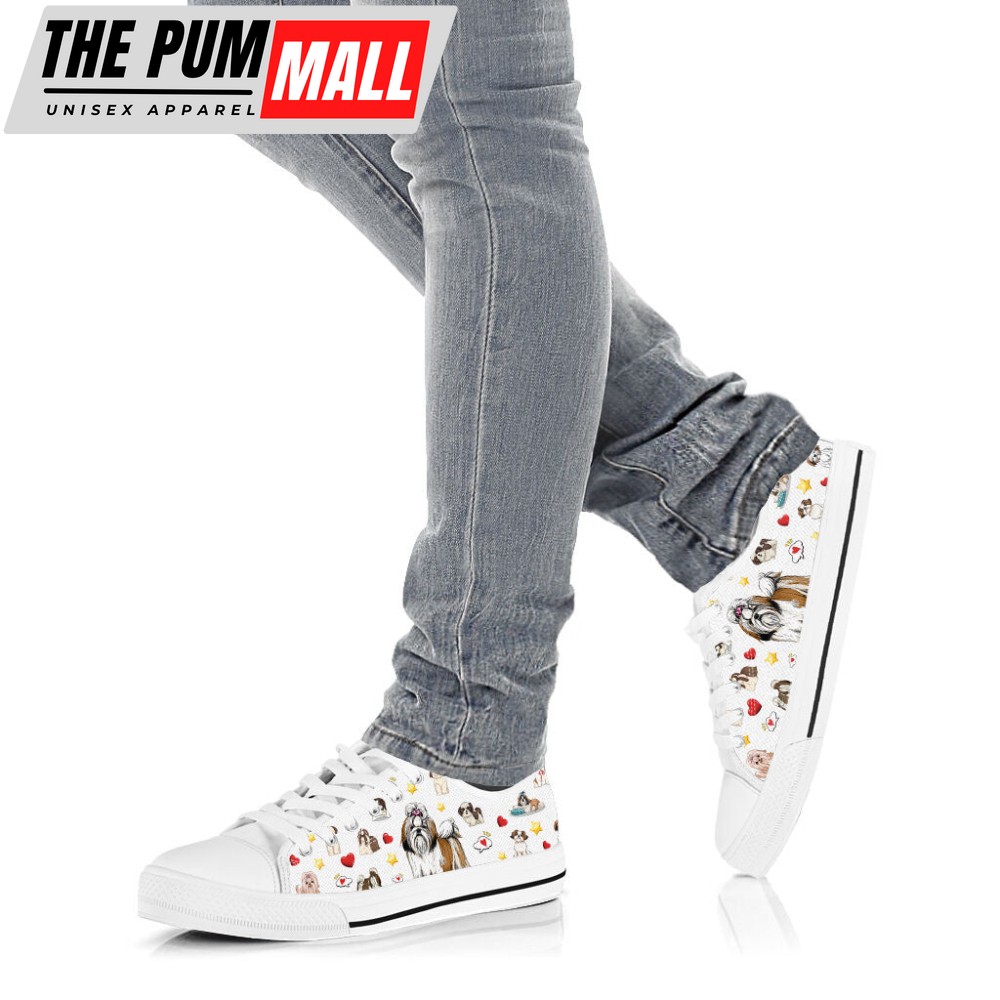 shih-tzu-heart-star-low-top-shoes-canvas-sneakers-casual-shoes-dcymbc81 Shih Tzu Heart Star Low Top Shoes Canvas Sneakers Casual Shoes