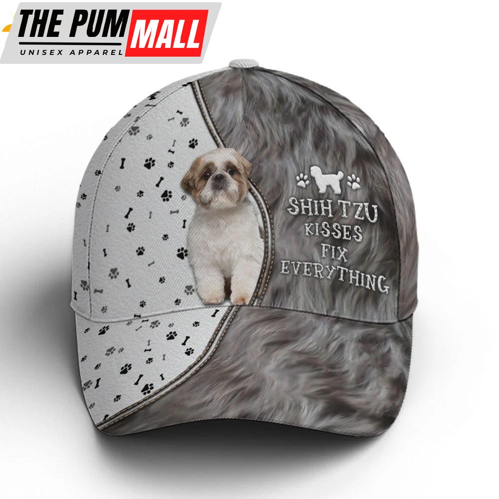 Shih Tzu Kisses Fix Everything Classic Baseball Cap