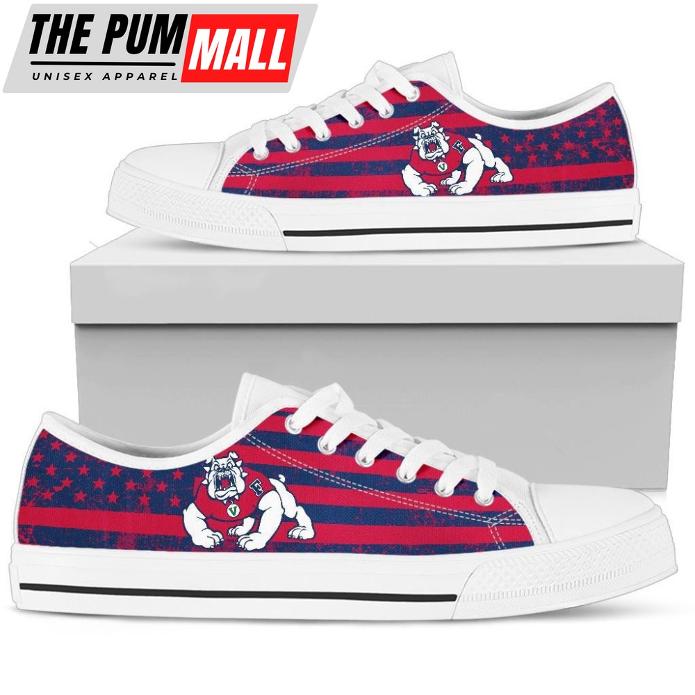Shop Stylish Fresno State Bulldogs Low Top Shoes