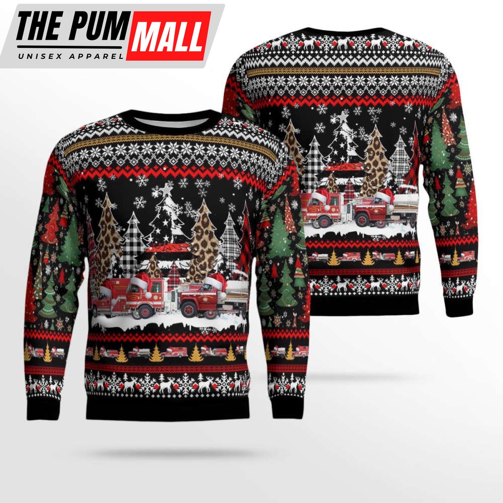 Shop the North Carolina Beech Mountain Volunteer Fire Ugly Christmas Sweater