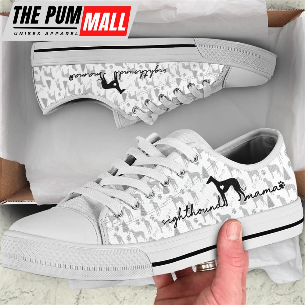 Sighthound Low Top Shoes – Dog Walking Shoes Men Women – Dog Memorial Gift