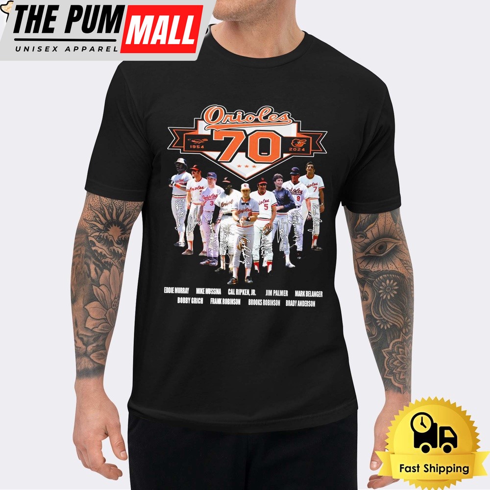 Signature Of Legendary Baltimore Orioles Player Unisex T-Shirt