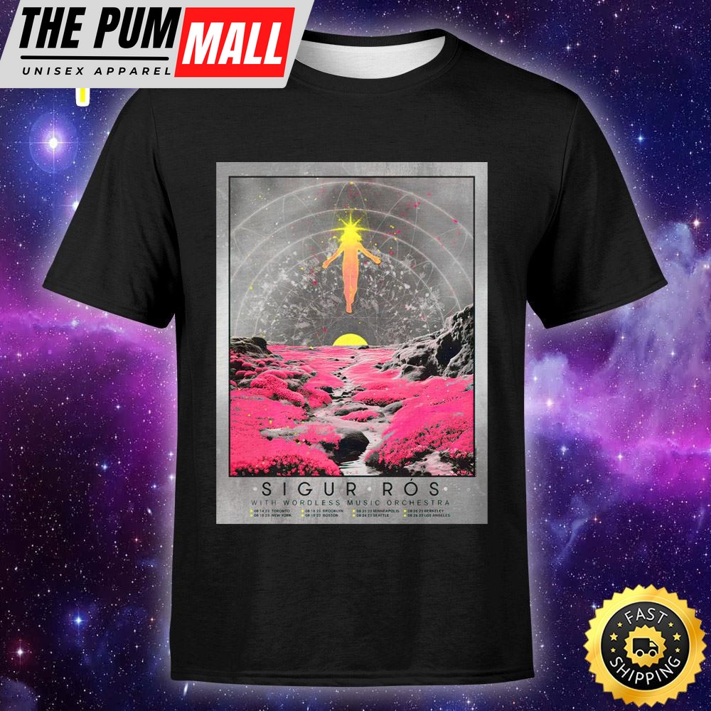 Sigur Rós 2025 Orchestral Tour Heimr Exclusive Poster Unisex T-shirt