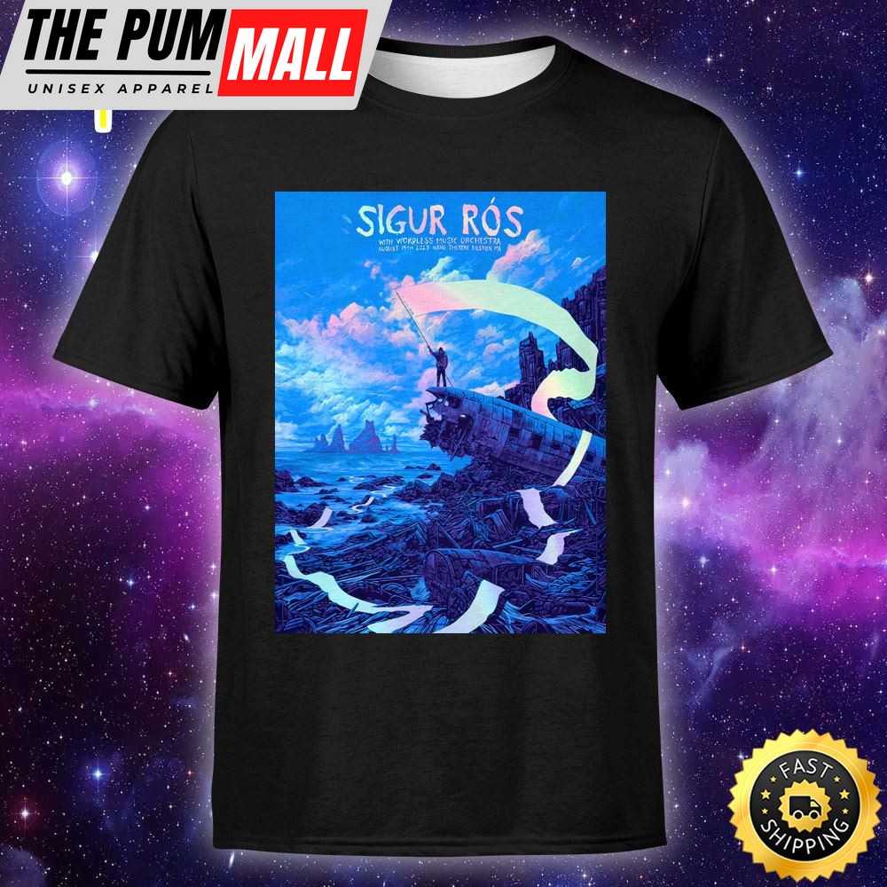 Sigur Rós Boston August 19, 2025 Poster Unisex T-shirt