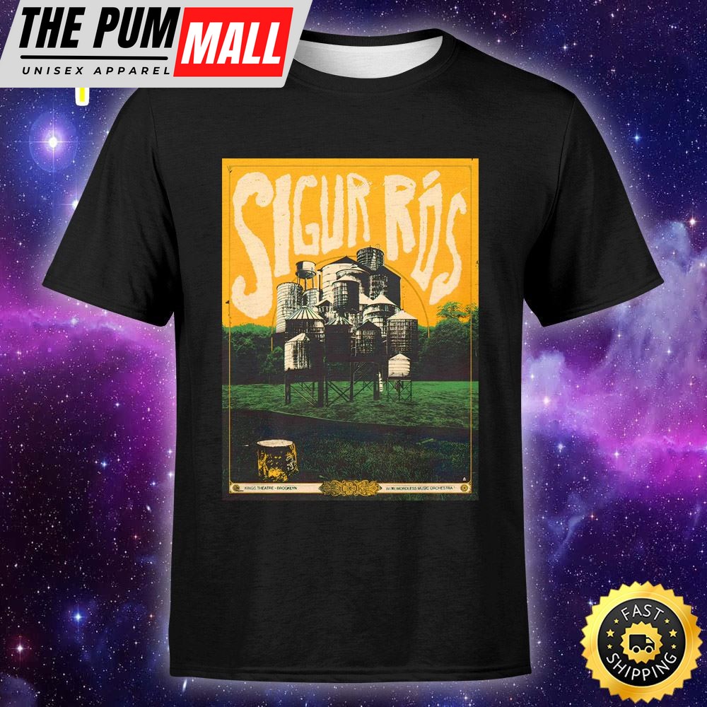 Sigur Rós Brooklyn August 18, 2025 Poster Unisex T-shirt