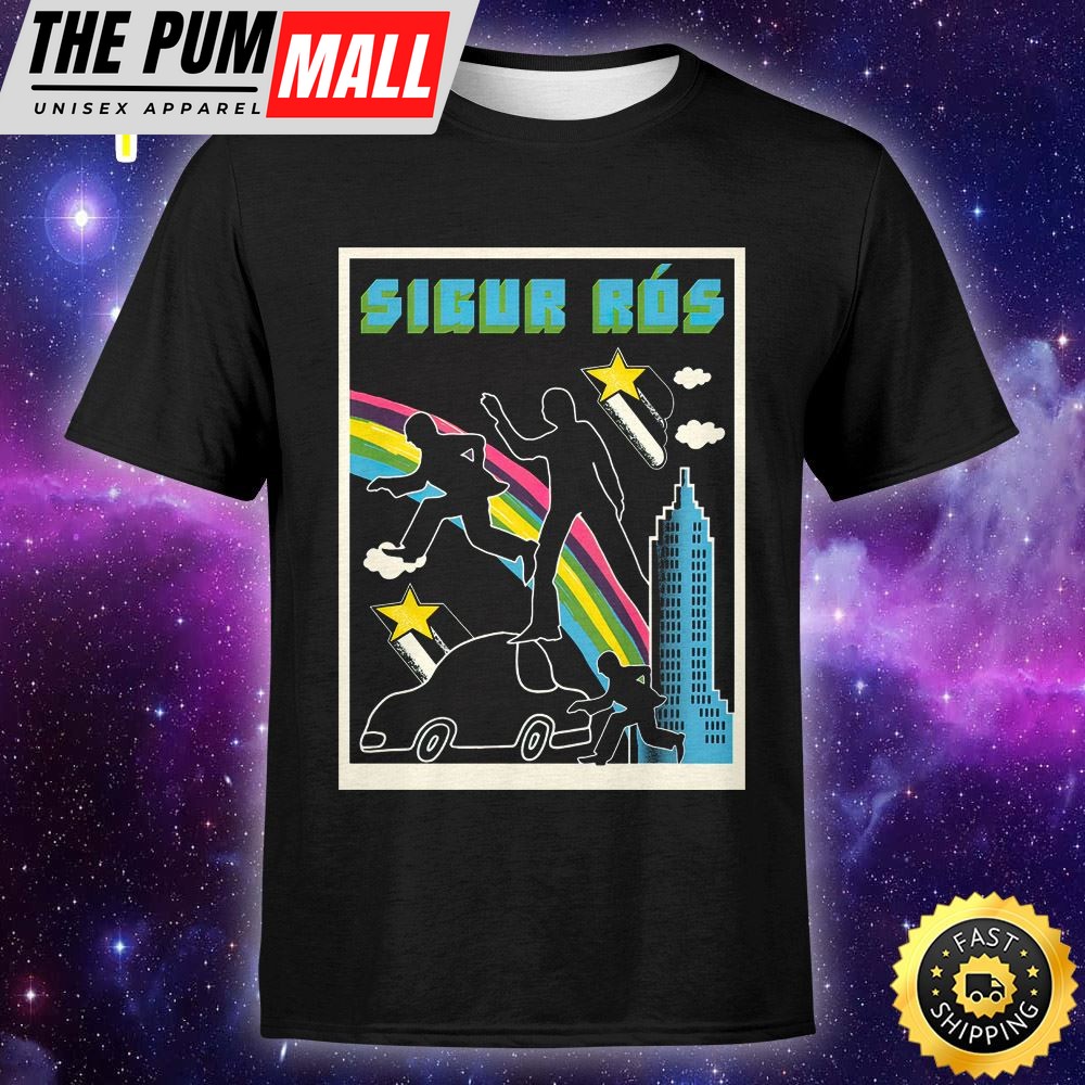 Sigur Rós New York City August 16, 2025 Poster Unisex T-shirt