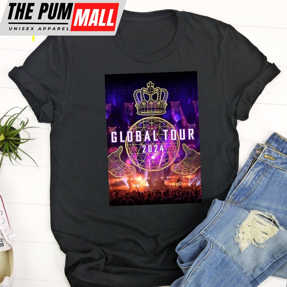 Simple Minds Global Tour 2025 Merch Black T-shirt