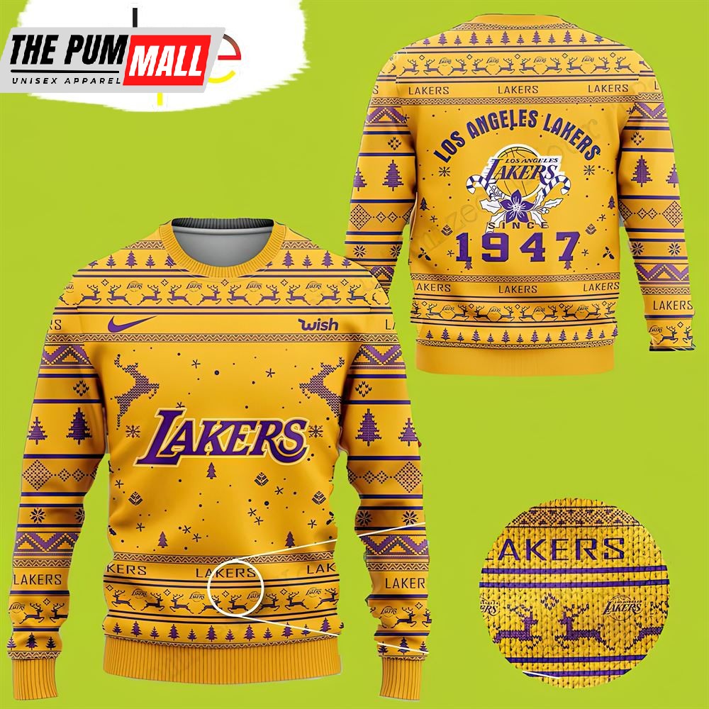Since 1947 Lakers Christmas Sweater