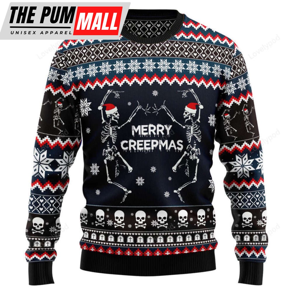 skeleton-merry-creepmas-ugly-christmas-sweater-christmas-gift-for-guitar-lover-bg8ct5q5 Skeleton Merry Creepmas Ugly Christmas Sweater, Christmas gift for guitar lover