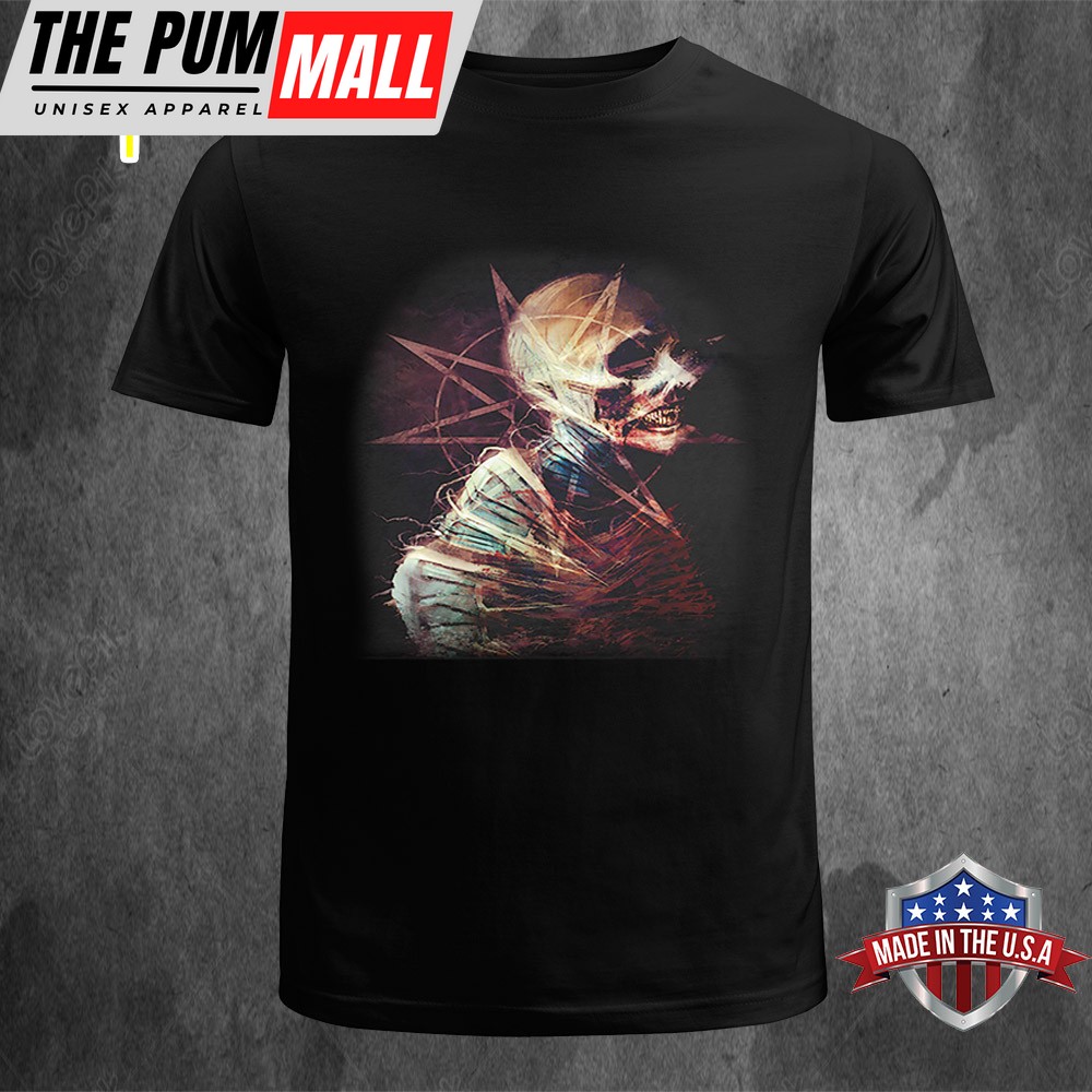 Skull 9 Point Star Slipknot Tour 2025 Unisex T-shirt