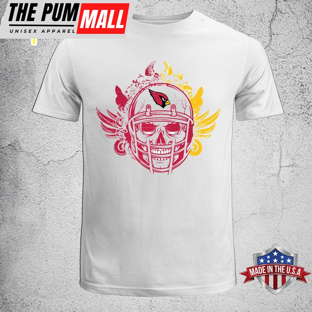 Skull Arizona Cardinals Unisex T-Shirt