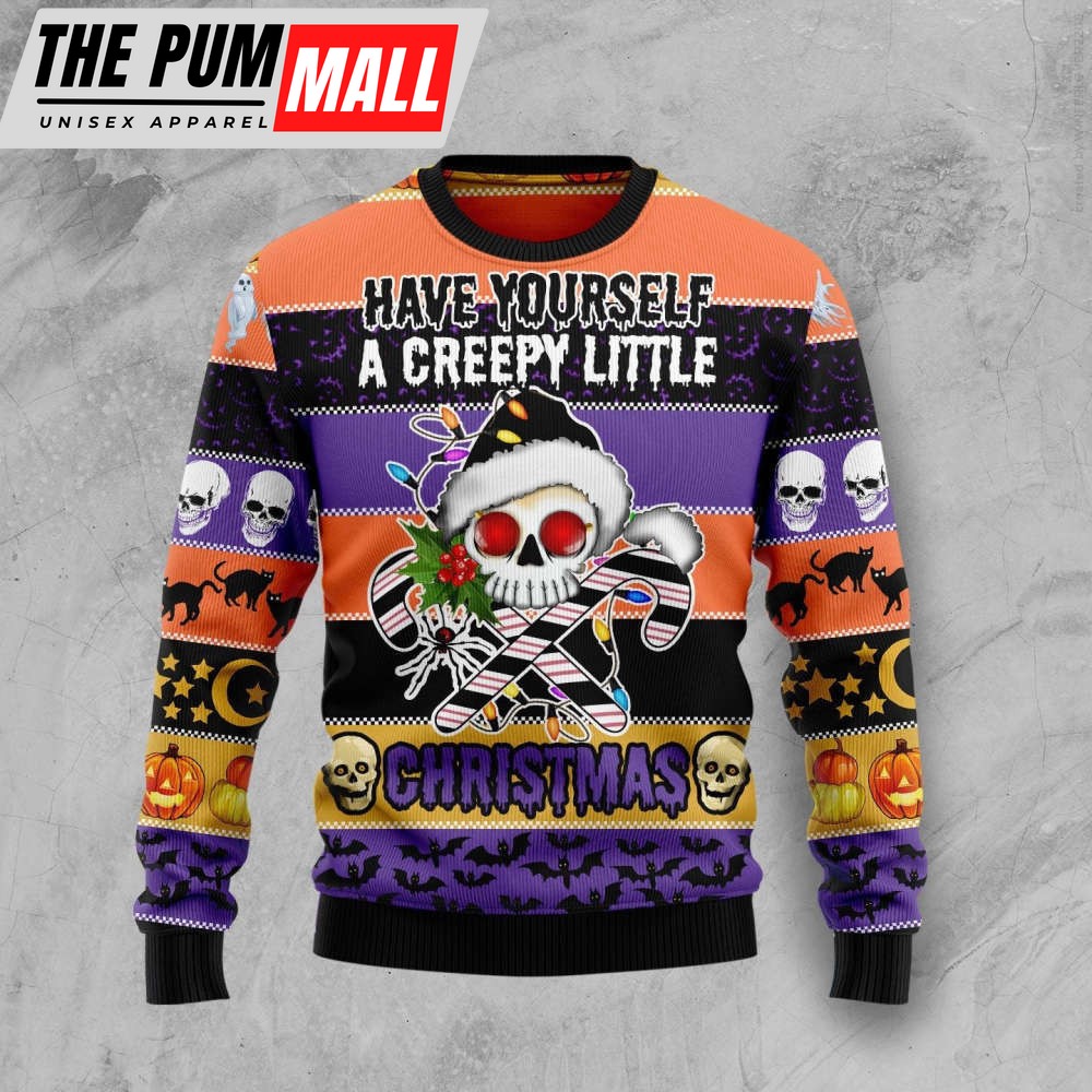 Skull Creepy Christmas T259 Ugly Christmas Sweater – Christmas Signature
