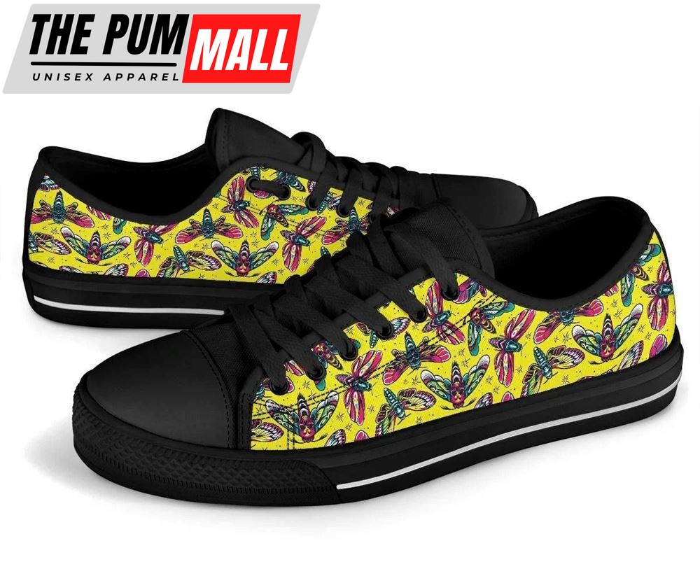 skull-moths-yellow-canvas-low-top-shoes-low-top-shoes-mens-women-1ui8ayve Skull Moths Yellow Canvas Low Top Shoes – Low Top Shoes Mens, Women