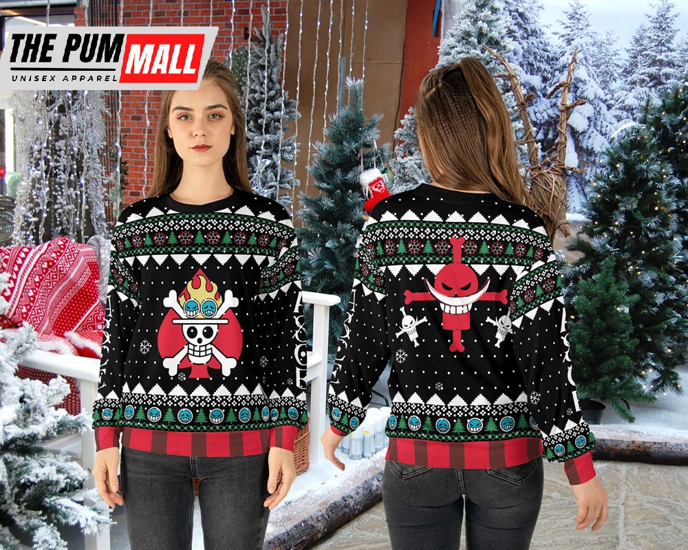 Skull Pirate Ugly Christmas Sweater