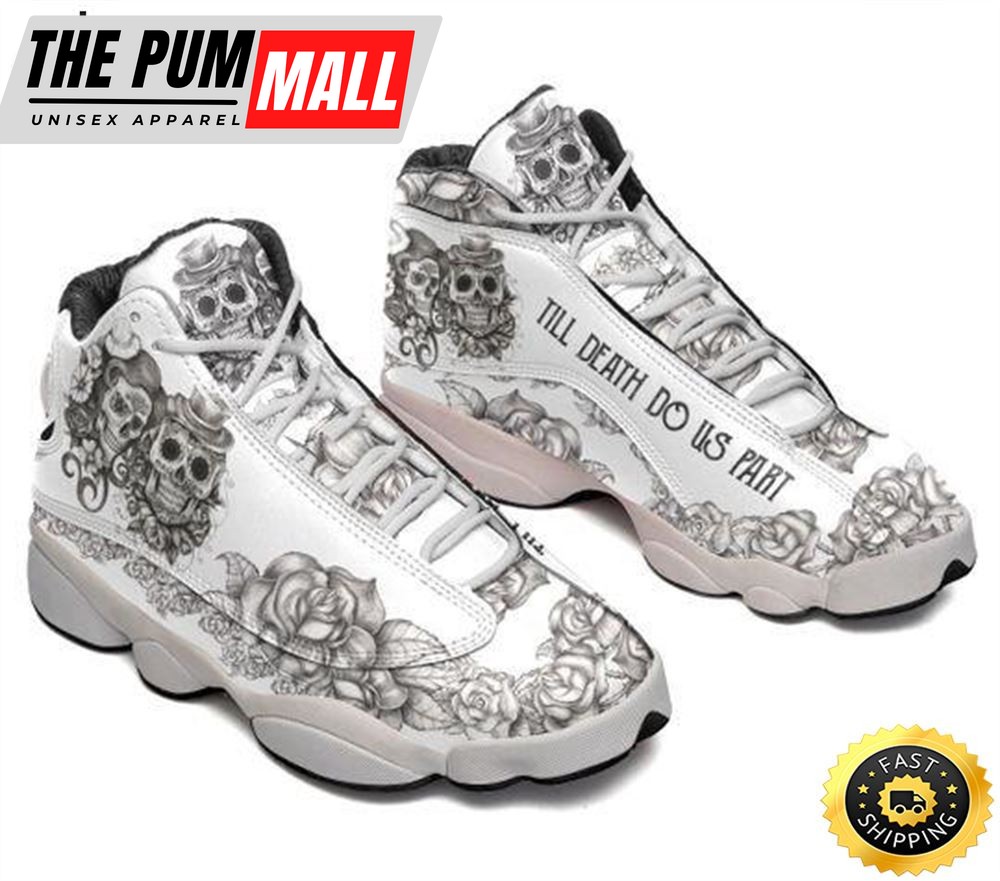 Skull Till Death Do Us Part Air Jd 13 Sneakers