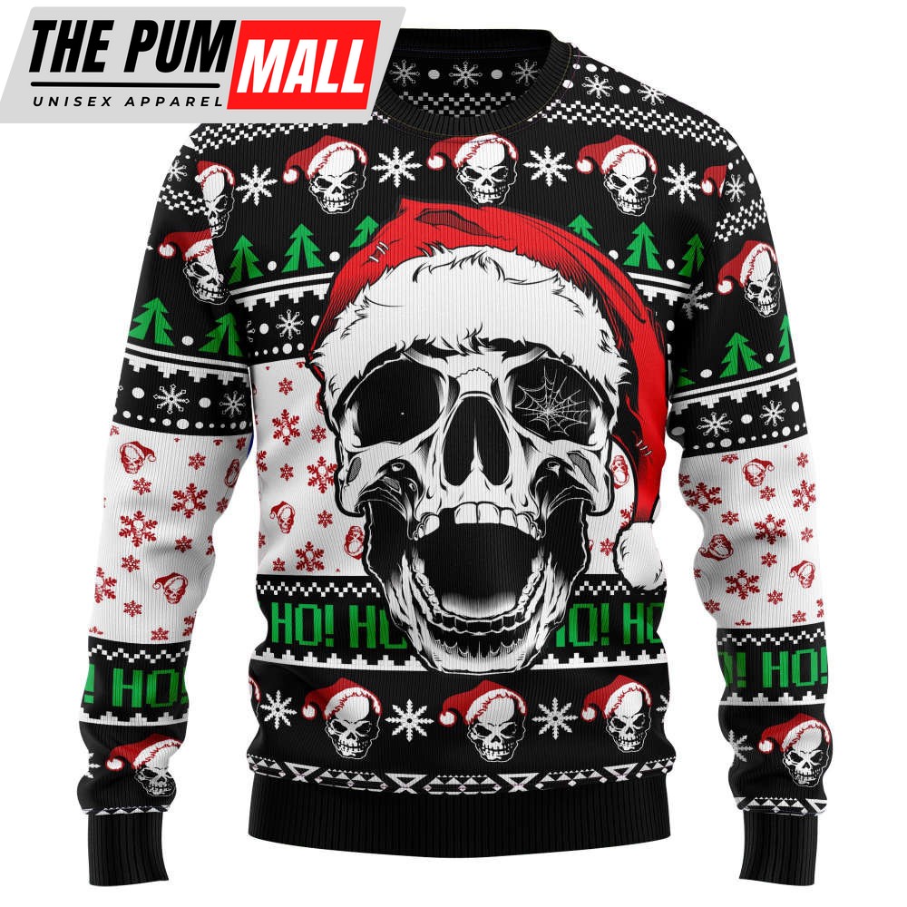 Skull Xmas D0210 Ugly Christmas Sweater – Perfect Holiday Gift by Noel Malalan
