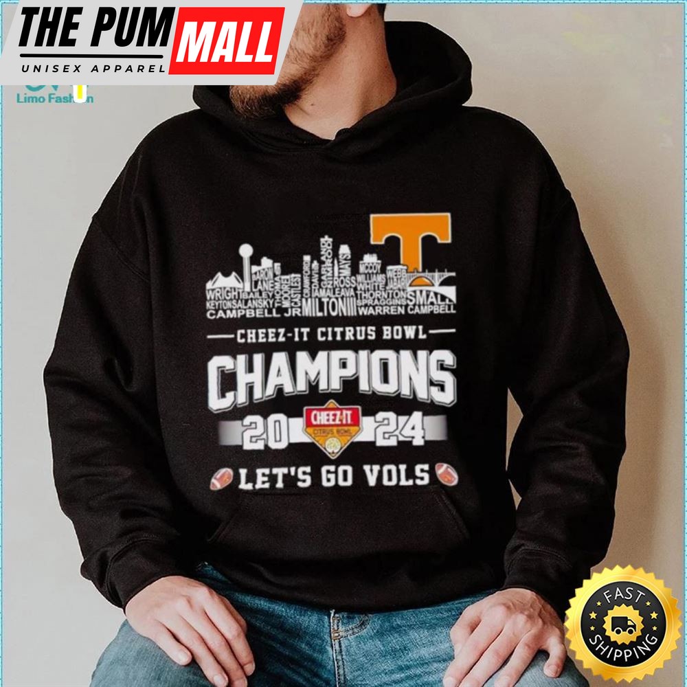 Skyline City Cheez It Citrus Bowl Champions 2025 Lets Go Vols Shirt