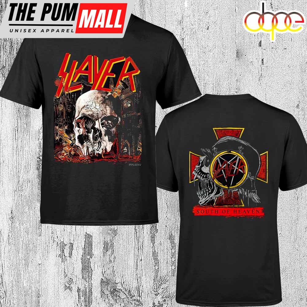 Slayer Band South Of Heaven Music Unisex T-Shirt