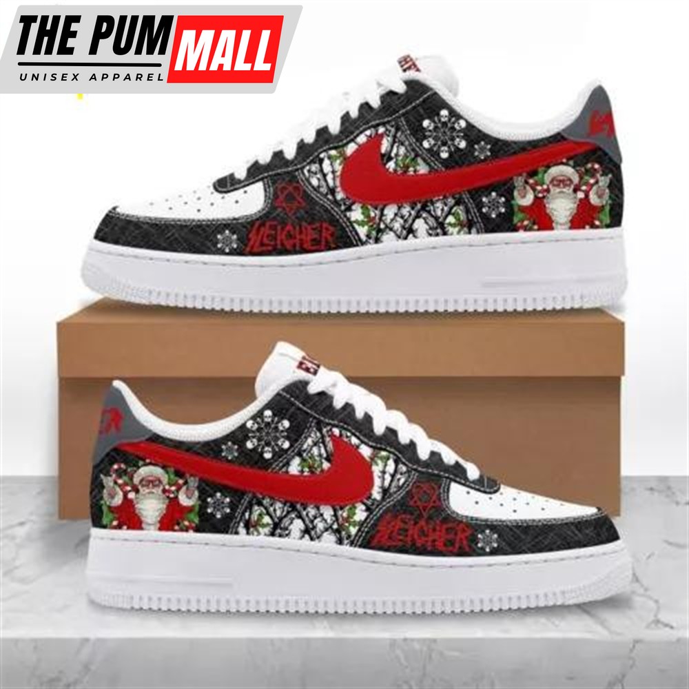 Slayer Sleigher Merry Christmas Air Force 1 Shoes