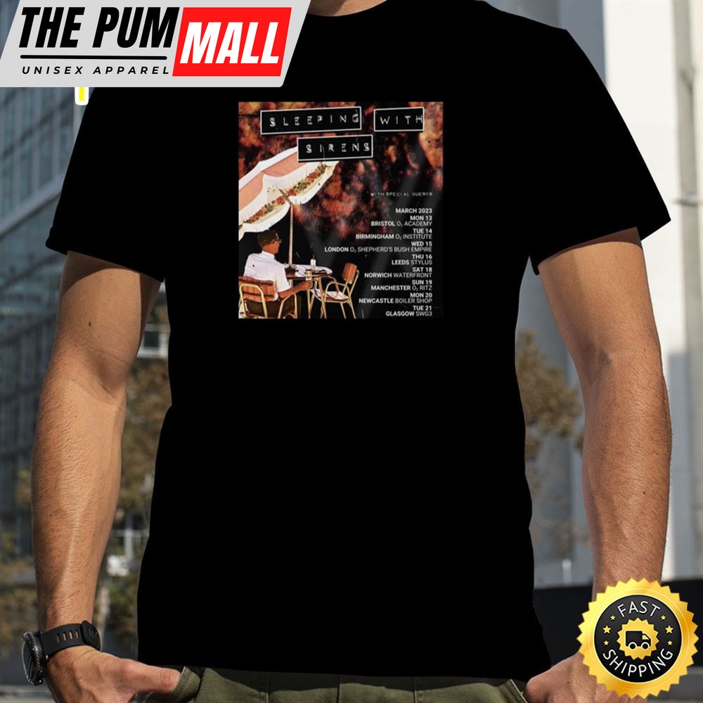 Sleeping With Sirens Uk Tour 2025 Unisex T-shirt