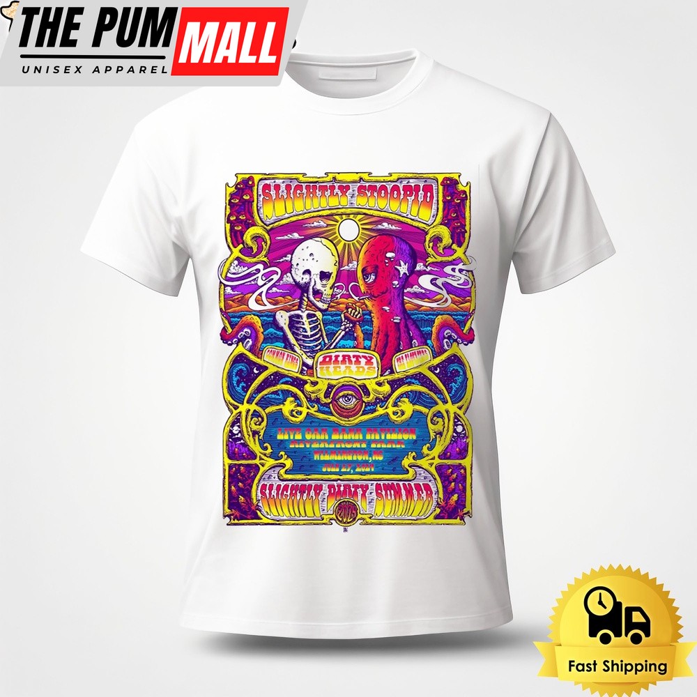 Slightly Stoopid Live At Oak Bank Pavilion Wilmington NC On July 27 2024 Unisex T-Shirt