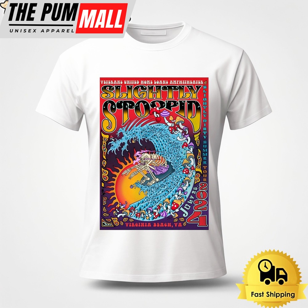 Slightly Stoopid Tour In Virginia Beach VA On July 25 2024 Unisex T-Shirt