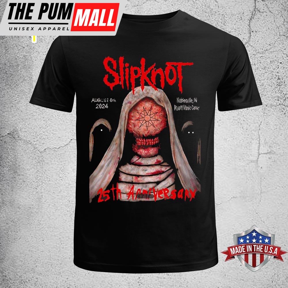 Slipknot At Ruoff Music Center Noblesville Indiana 25th Anniversary On August 6th 2025 Essential Unisex T-Shirt