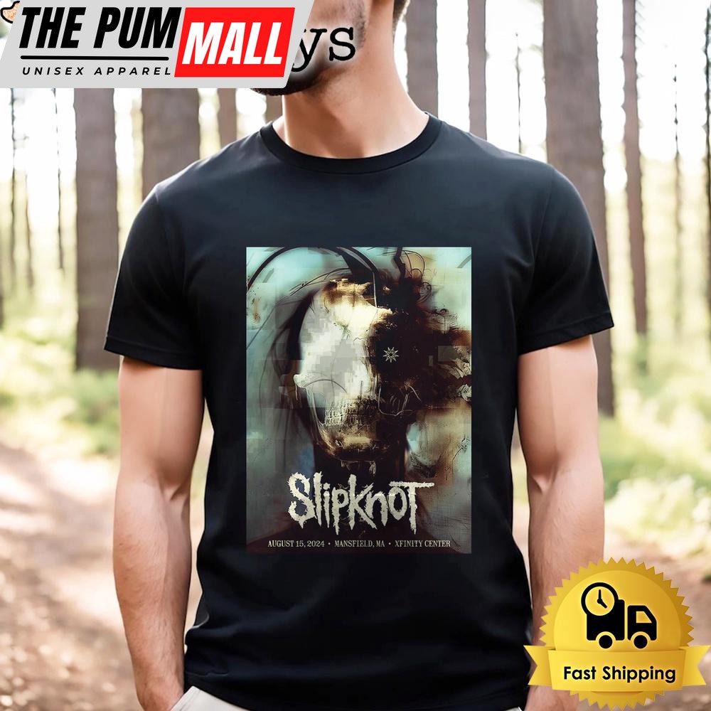Slipknot Show At Xfinity Center In Mansfield MA On August 15 2024 Unisex T-Shirt
