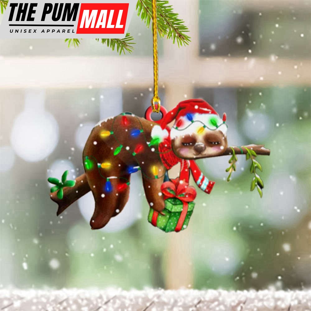 Sloth Christmas Ornament 2023 Christmas Tree Ornaments Gifts For Sloth Lovers Limited Edition