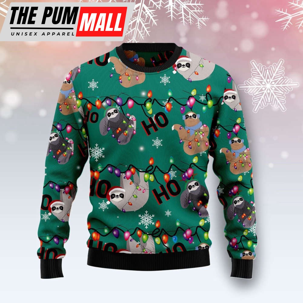Sloth Hohoho T510 Ugly Christmas Sweater – Noel Malalan Signature