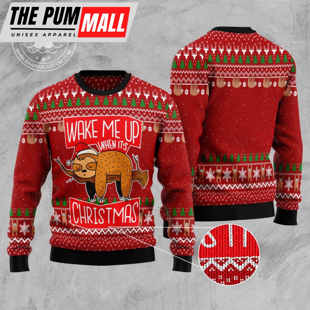 sloth-its-christmas-tg5113-ugly-christmas-sweater-gift-for-christmas-xy75wbrs Sloth It‘s Christmas TG5113 Ugly Christmas Sweater – Gift For Christmas