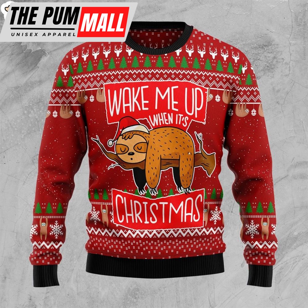 Sloth It‘S Christmas Ugly Christmas Sweater – Gift For Christmas – Gifts For Dog Lovers