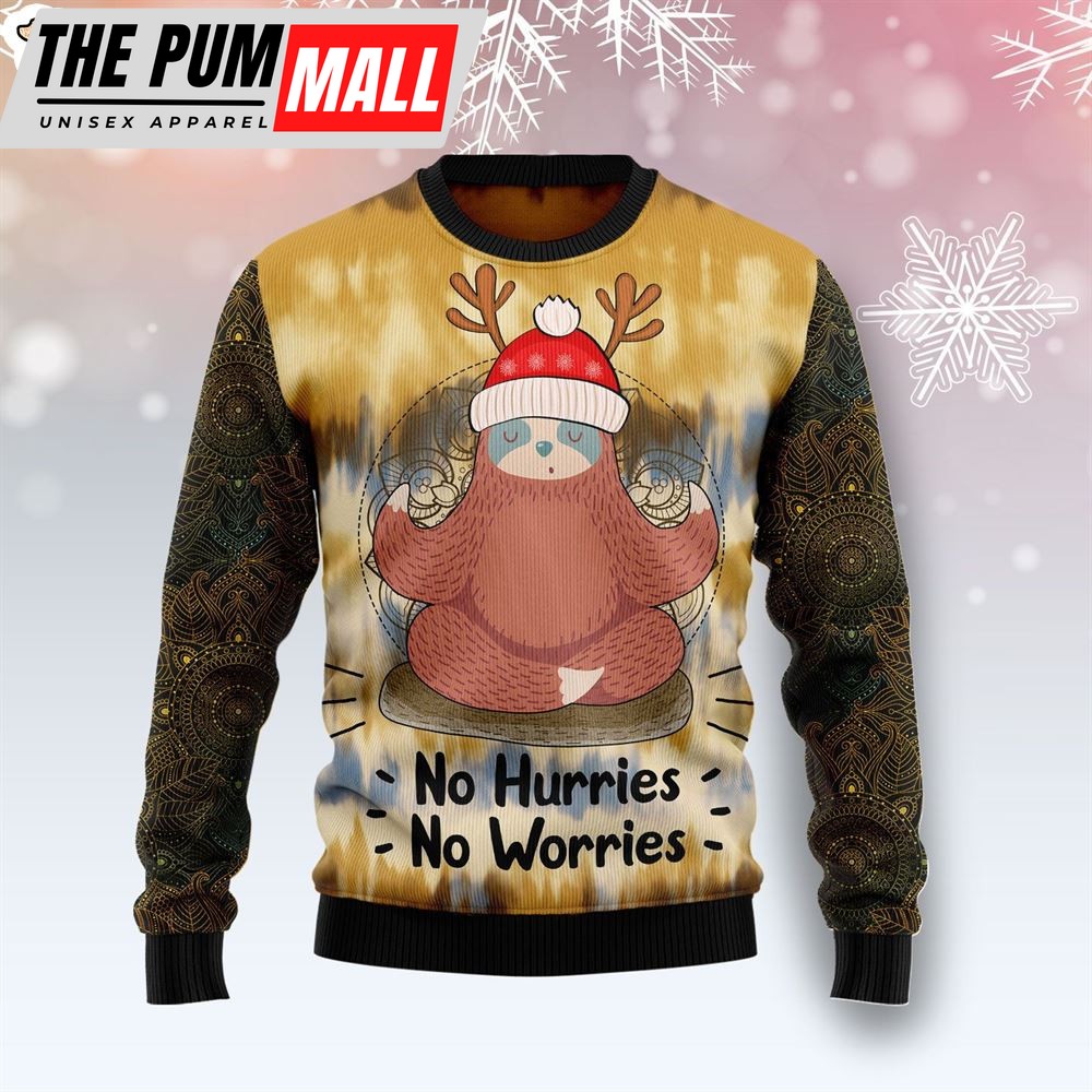 Sloth Mandala Ugly Christmas Sweater – Best Xmas Gifts – Dog Memorial Gift