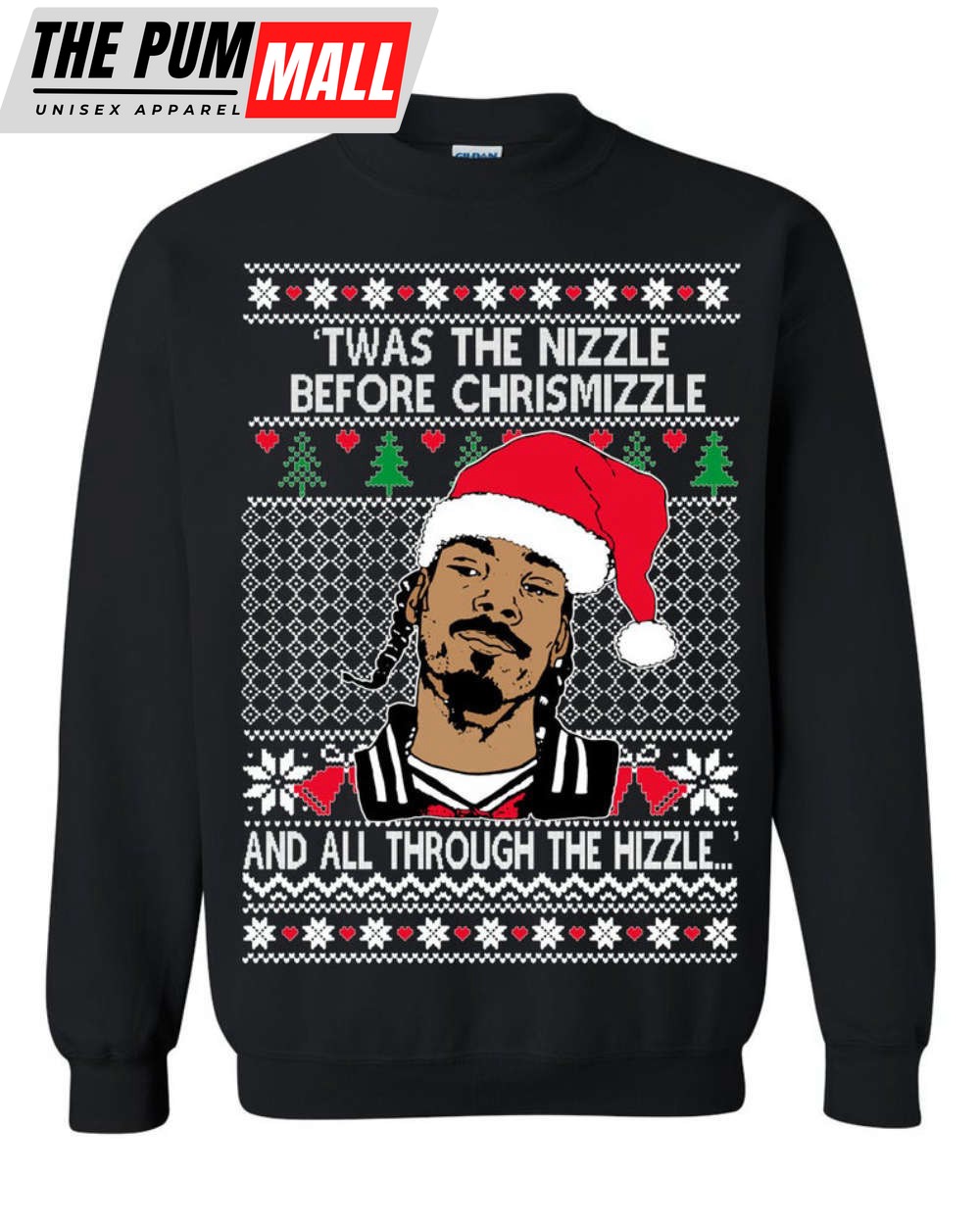 Snoop Dog Fo Shizzle Dizzle Ugly Christmas Sweater – Festive & Stylish Holiday Clothing