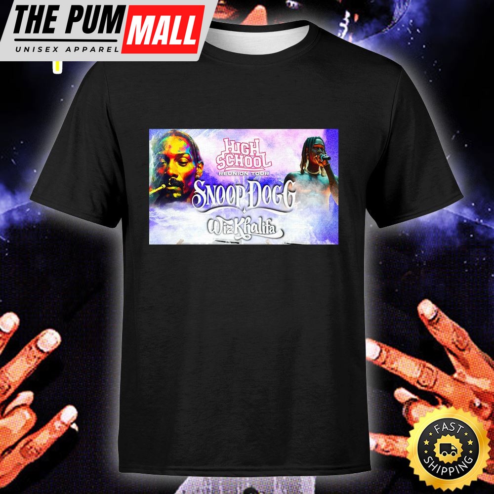 Snoop Dogg Adds 2025 Tour Black T-shirt